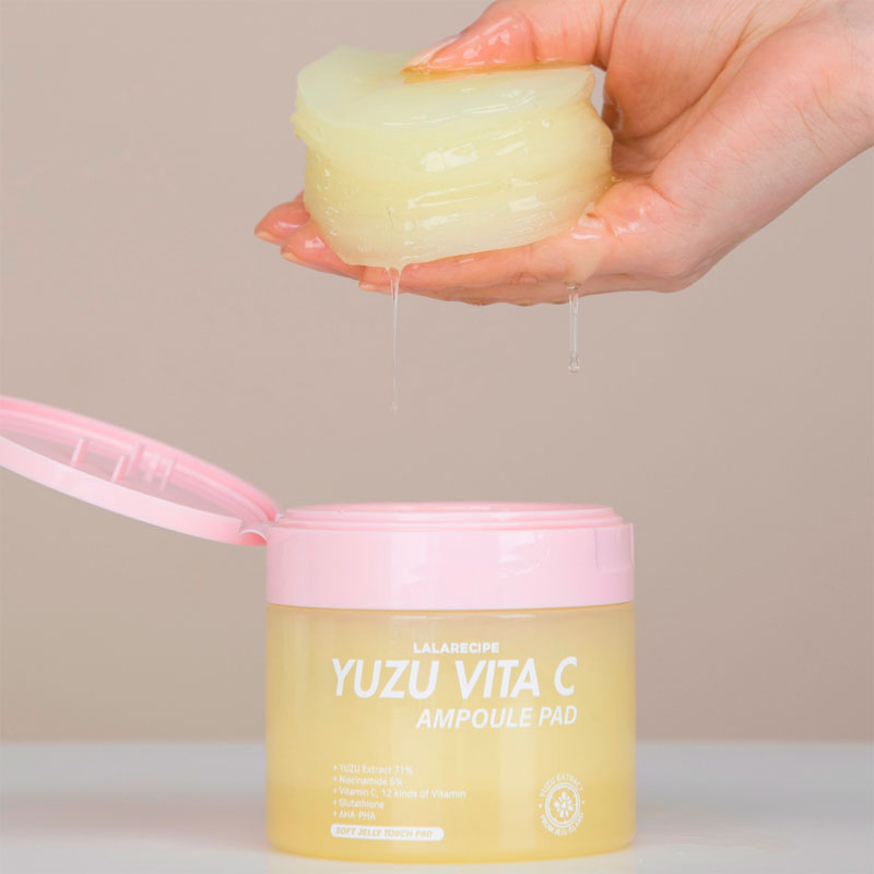 Lala Recipe Yuzu Vita C Ampoule Pad 150ml / 80pads